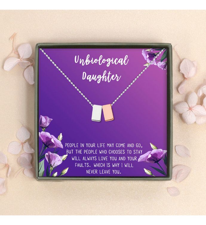 Unbiological Daughter Cube And Card Gift Box